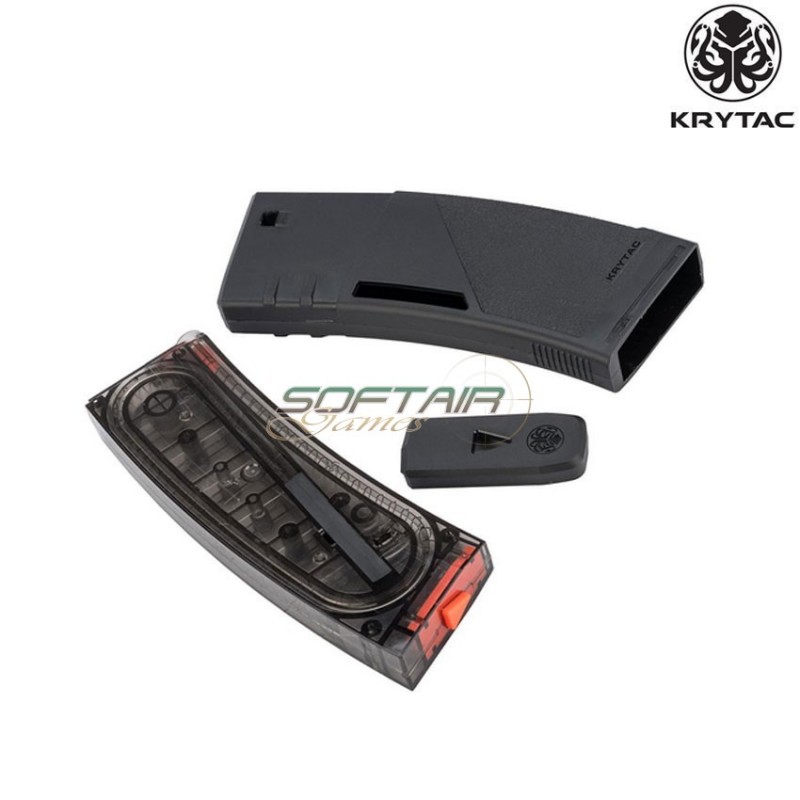 Set 5 caricatori aeg m4 monofilari 150bb black krytac® (kry-29792)