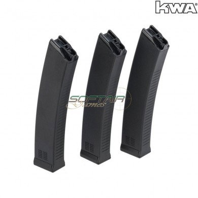 Set 3 caricatori monofilari black 80bb per QRF Mod.1 kwa (kwa-030063)