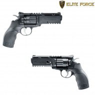 Co2 h8r gen.2 black revolver pistol elite force (elf-29413)