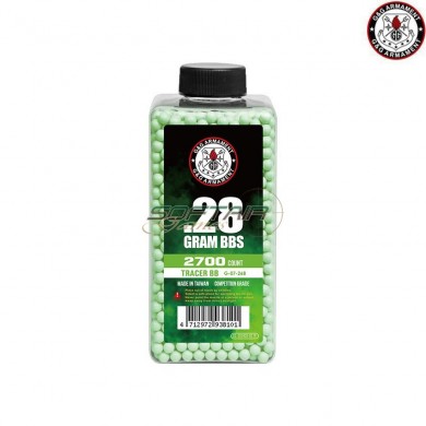 Tracer bb's bottle 0.28gr 2700bb GREEN g&g (gg-07268)