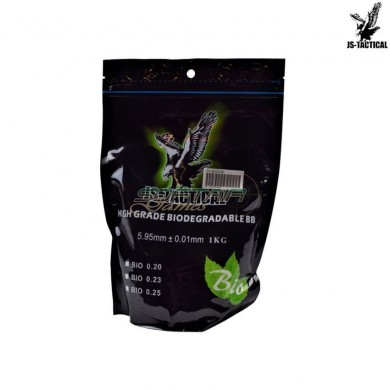 Busta pallini bio 0.40gr white js tactical (js-bio0.40)