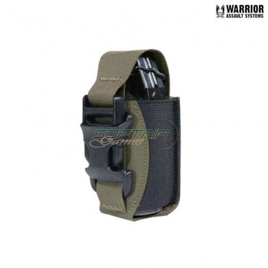 Laser cut Single 40mm Flash Bang pouch Ranger Green Warrior Assault Systems (w-lc-s40-fbp-rg)