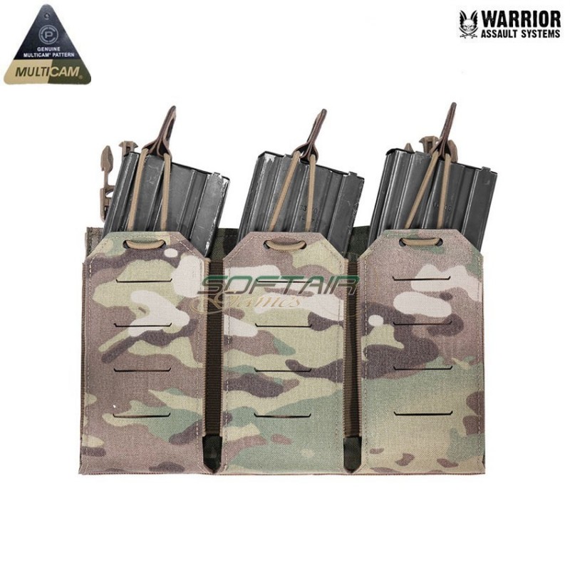 Laser cut pannello detachable tripla bungee 5.56 multicam® Warrior Assault systems (w-lc-dfp-tb-556p-mc)