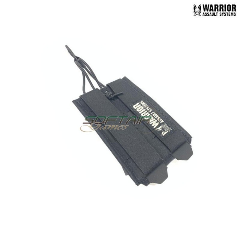 Laser cut Single Fast Open M4 5.56mm Magazine Pouch Black Warrior Assault Systems (w-lc-sb-556p-blk)