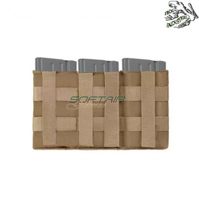 Tasca tripla elastica 7.62 coyote frog industries® (fi-m51613127-tan)