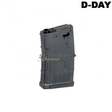 Caricatore monofilare aeg dmag short m4/m16 20/70bb variable-cap black d-day (dd-mag-ss-bk)