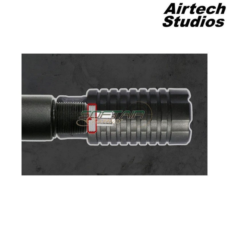 Ibs inner barrel stabilizer g&g cm16 wildhog 7" airtech studios (as-ibs-wildh-blk)
