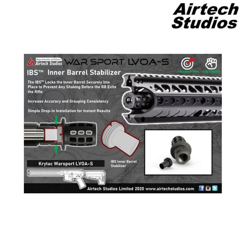 Ibs inner barrel stabilizer Krytac LVOA-S Warsport airtech studios (as-ait603009)