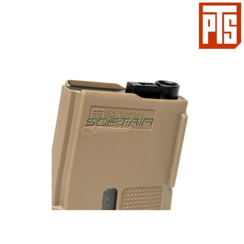 Caricatore monofilare epm1 250bb per m4 aeg dark earth pts® (pts-pt167450313)