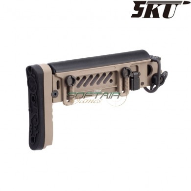 ZENITCO style PT-1 GEN.2 folding stock tan for ak e&l electric gun 5ku (5ku-263-t)