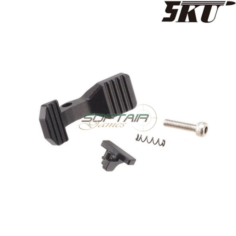 Racing bolt catch for m4/ar aeg black 5ku (5ku-287-bk)