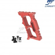 Td minivert grip red for keymod/LC jj airsoft (ja-1322-re)