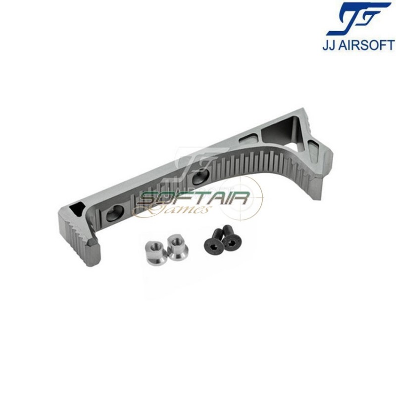 Link curved foregrip grey per keymod jj airsoft (ja-1362-gr)