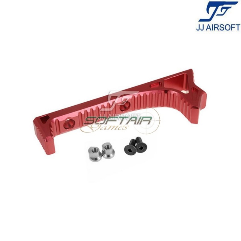 Link curved foregrip red per keymod jj airsoft (ja-1362-re)