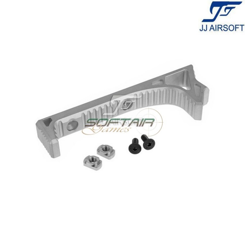 Link curved foregrip silver per LC jj airsoft (ja-1369-sv)
