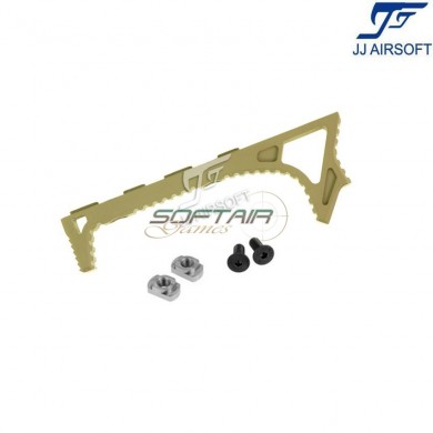 Link curved foregrip tan per LC jj airsoft (ja-1369-tan)