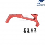 Vp23 tactical angled grip red per keymod/LC jj airsoft (ja-1389-re)