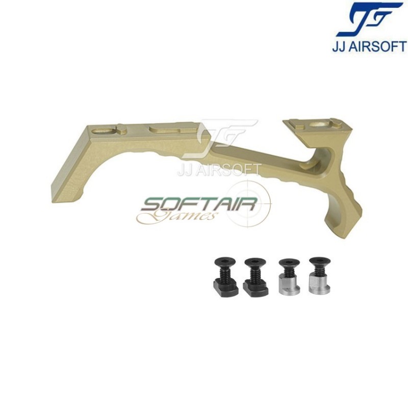 Vp23 tactical angled grip tan per keymod/LC jj airsoft (ja-1389-tan)