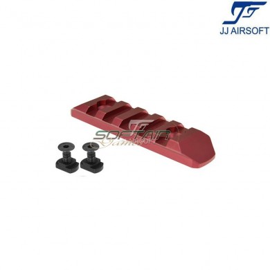 LC 5-slot rail red jj airsoft (ja-2057-re)