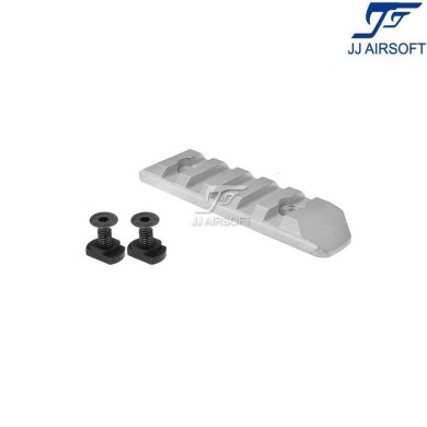 M-LOK 5-slot rail silver jj airsoft (ja-2057-sv)