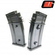 Set 2 mid-caps magazines black 100bb polymer for g36 aeg mag (mag-004)