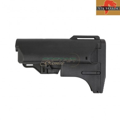 Retractable stock with magazine slot for m4 black big dragon (bd-3676)