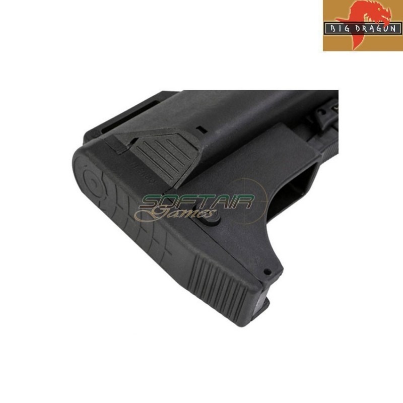 Retractable stock with magazine slot for m4 black big dragon (bd-3676)