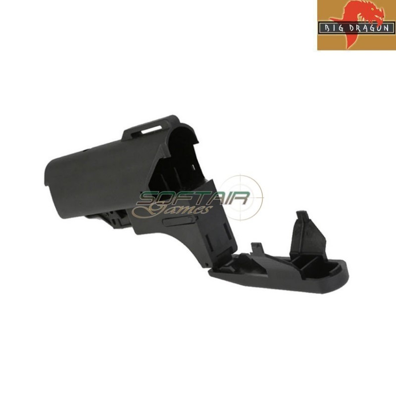 Retractable stock with magazine slot for m4 black big dragon (bd-3676)