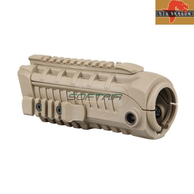 Handguard 7" m4si style dark earth per m4 big dragon (bd-3761t)