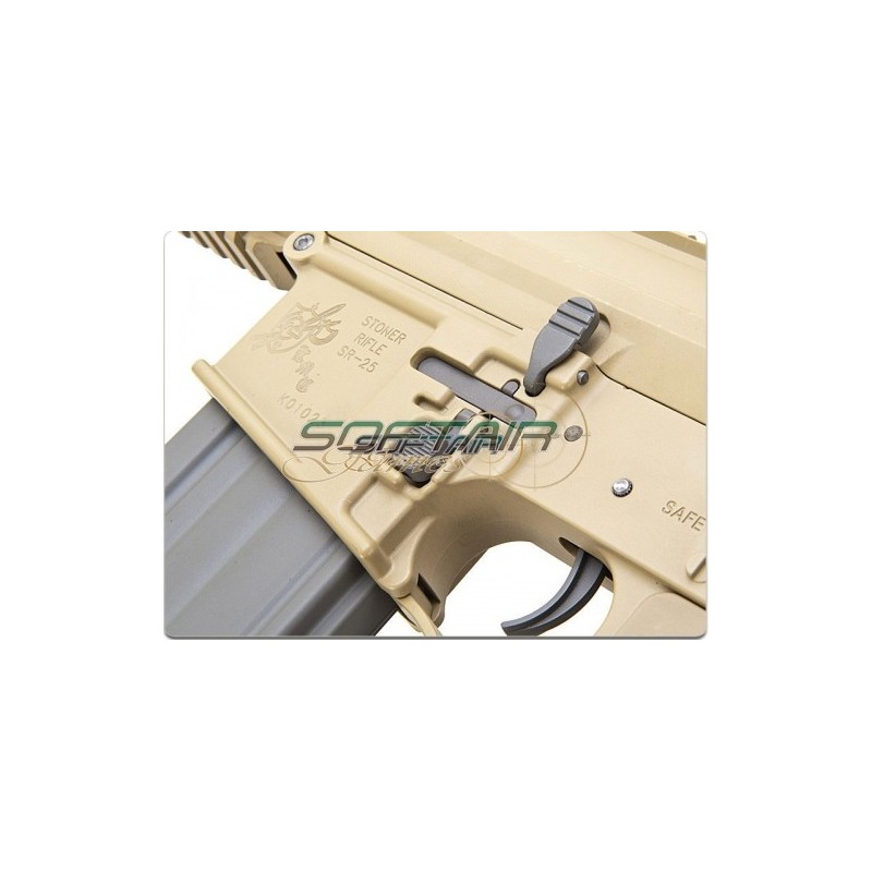 Sr 25 Cqb Ris Tan Full Metal Ares (cod.sr-005e)