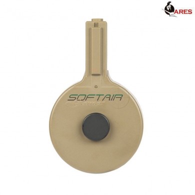 Manual drum magazine 2150 rounds for m4 dark earth ares (ar-mag044)