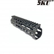 Aluminum nsr 7" keymod rail black 5ku (5ku-180-7)