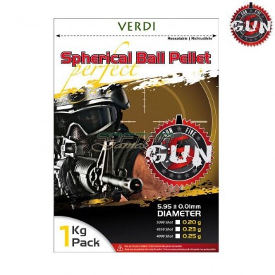 Pallini Verdi Perfect Spherical 0.30gr 3334bb Gun Five (gf030g)