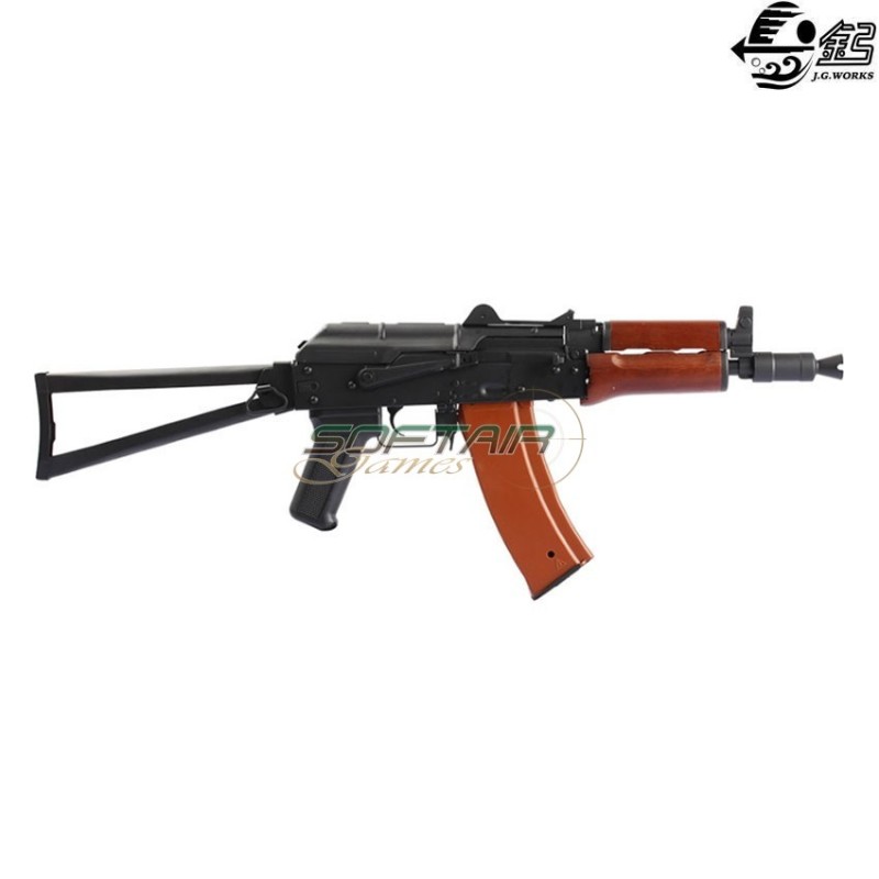 Aks 74u blowback Full Metal Wood Golden Bow (1011)