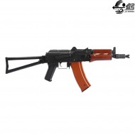 Aks 74u Scarrellante Full Metal Legno Golden Bow (1011)