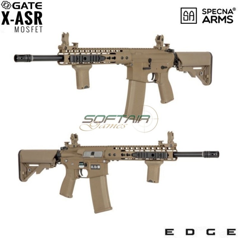 Fucile Elettrico Sa-e09 Edge™ M4 Keymod Carbine Replica Dark earth Specna Arms® (spe-01-024557)