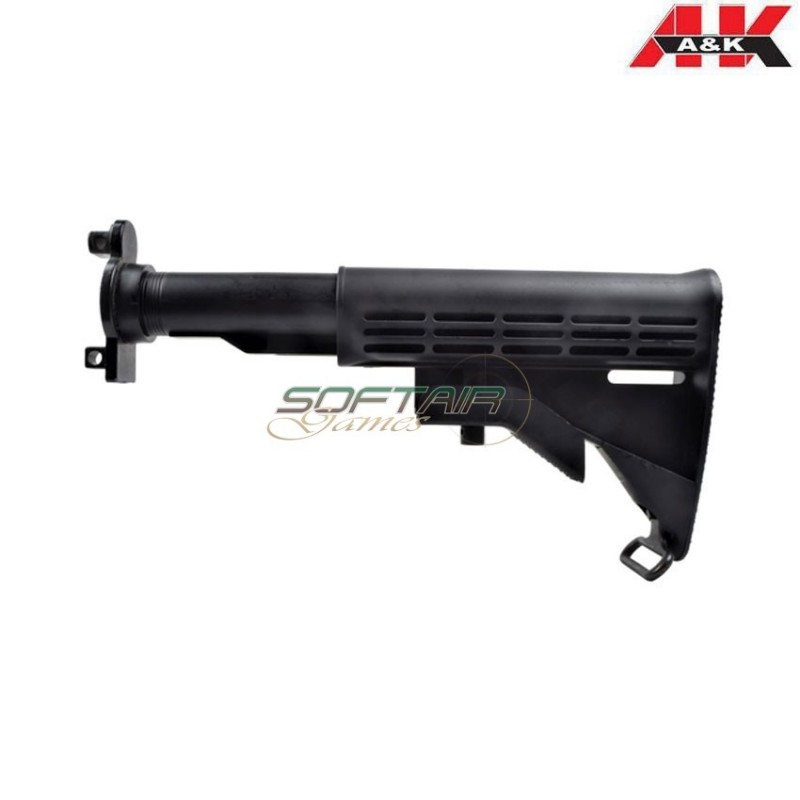 Calcio retrattile con tubo e attacco per mp5 a&k (aek-stock-m5)