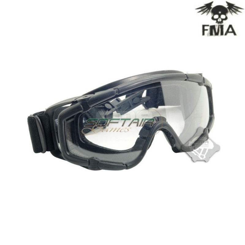 Maschera si-ballistic per elmetto black fma (fma-003901)