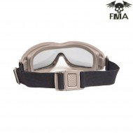 Spectra jt goggle dark earth w/clear lens fma (fma-026834)
