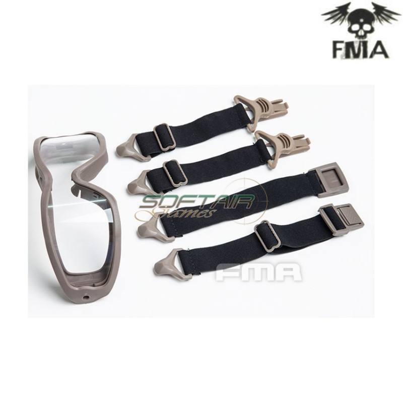 Maschera spectra jt tan c/lente chiara fma (fma-026832)