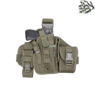 Assembled Drop Leg Gun Holster Green Frog Industries® (fi-000568-od)