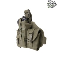 Cosciale Assembled Drop Leg Gun Green Frog Industries® (fi-000568-od)
