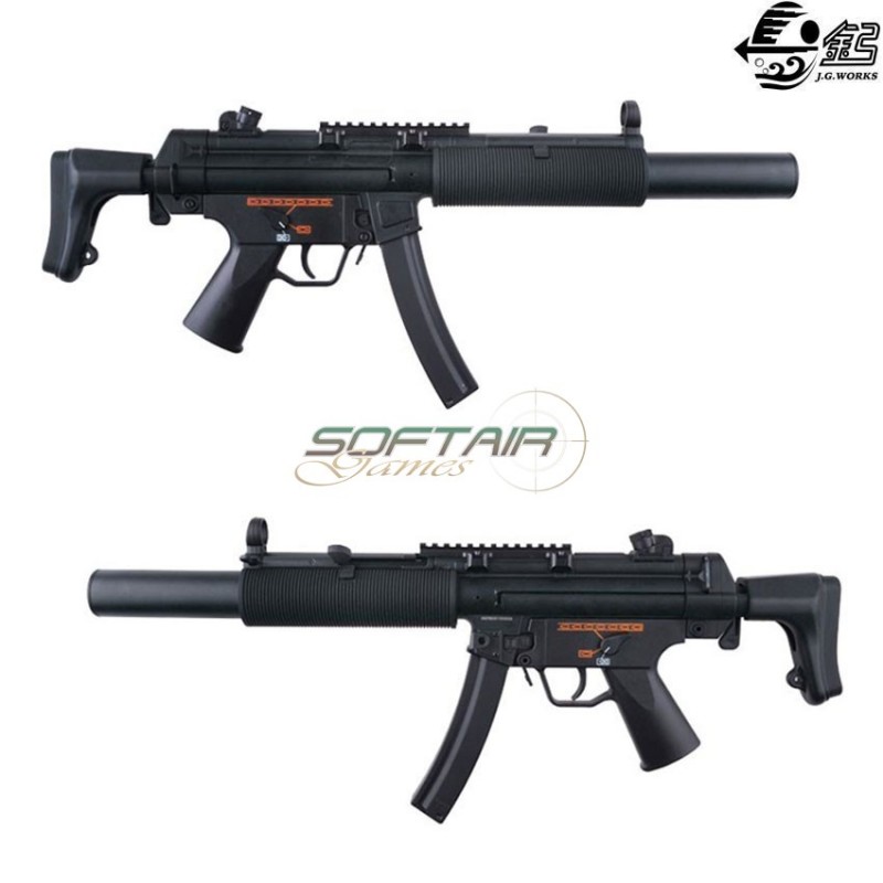 Electric rifle mp5 805 full metal black jing gong (jg-019729)
