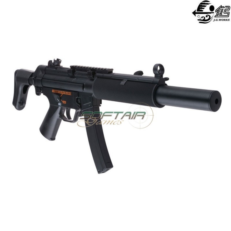 Fucile elettrico mp5 805 full metal black jing gong (jg-019729)