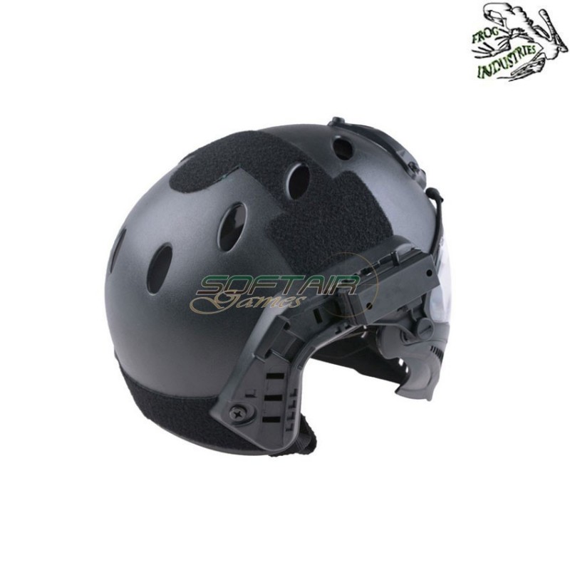 Casco completo fast pj piloteer black frog industries® (fi-019328-bk)