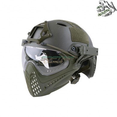 Casco completo fast pj piloteer olive drab frog industries® (fi-019329-od)