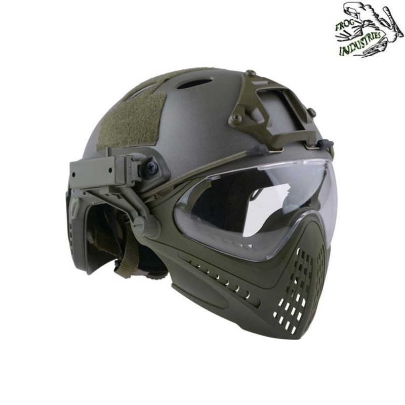 Fast pj piloteer complete helmet olive drab frog industries® (fi-019329-od)