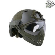 Fast pj piloteer complete helmet olive drab frog industries® (fi-019329-od)