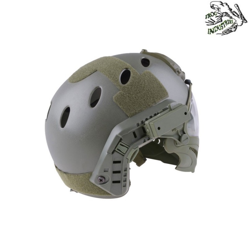 Fast pj piloteer complete helmet olive drab frog industries® (fi-019329-od)