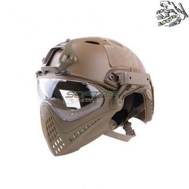 Casco completo fast pj piloteer tan frog industries® (fi-019330-tan)